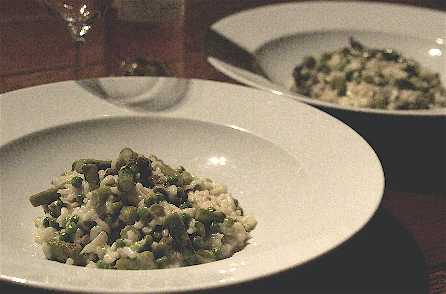 Asparagus, Pea & Lemon Risotto