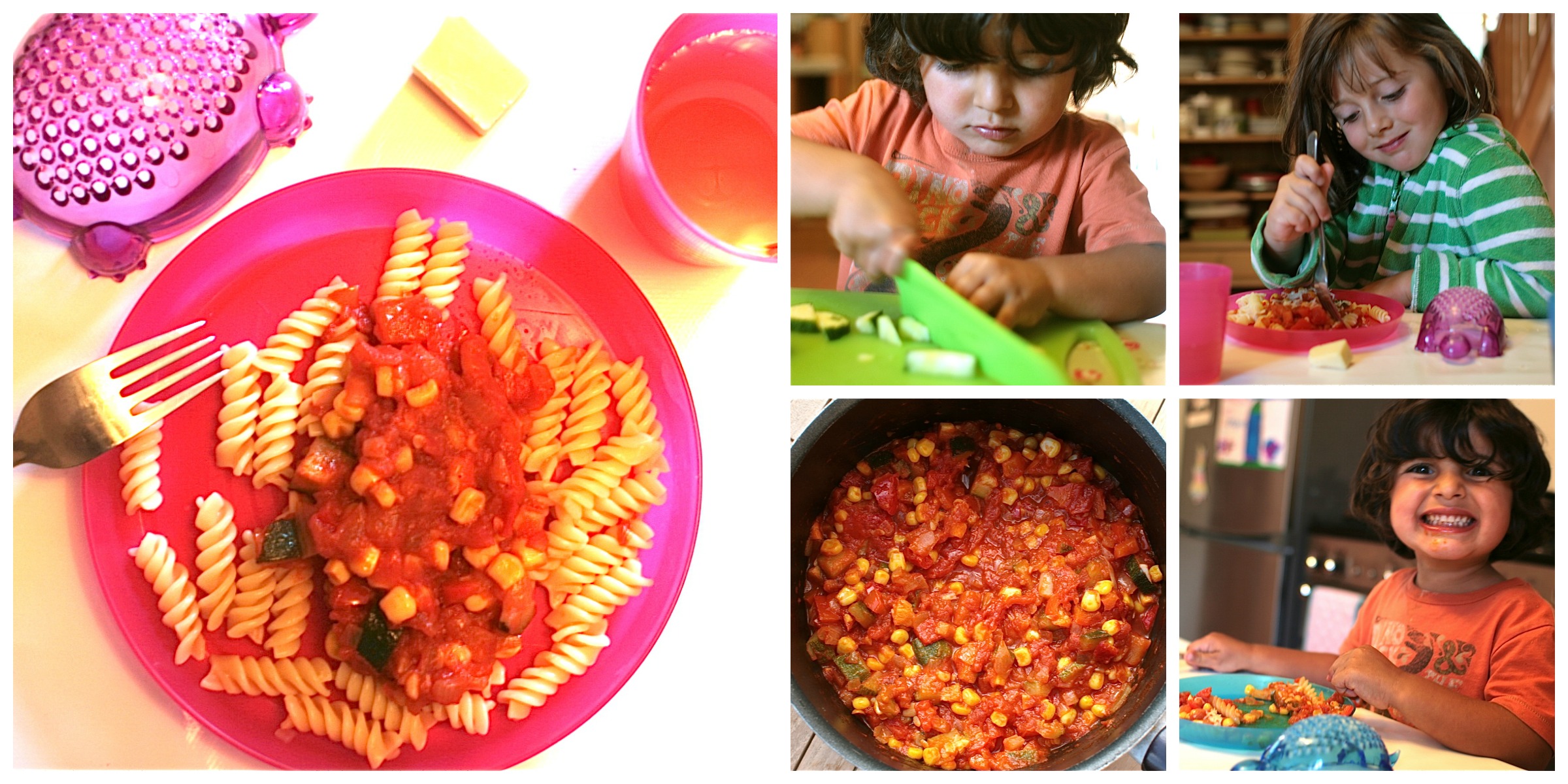 Veggie Tommie Sauce Collage